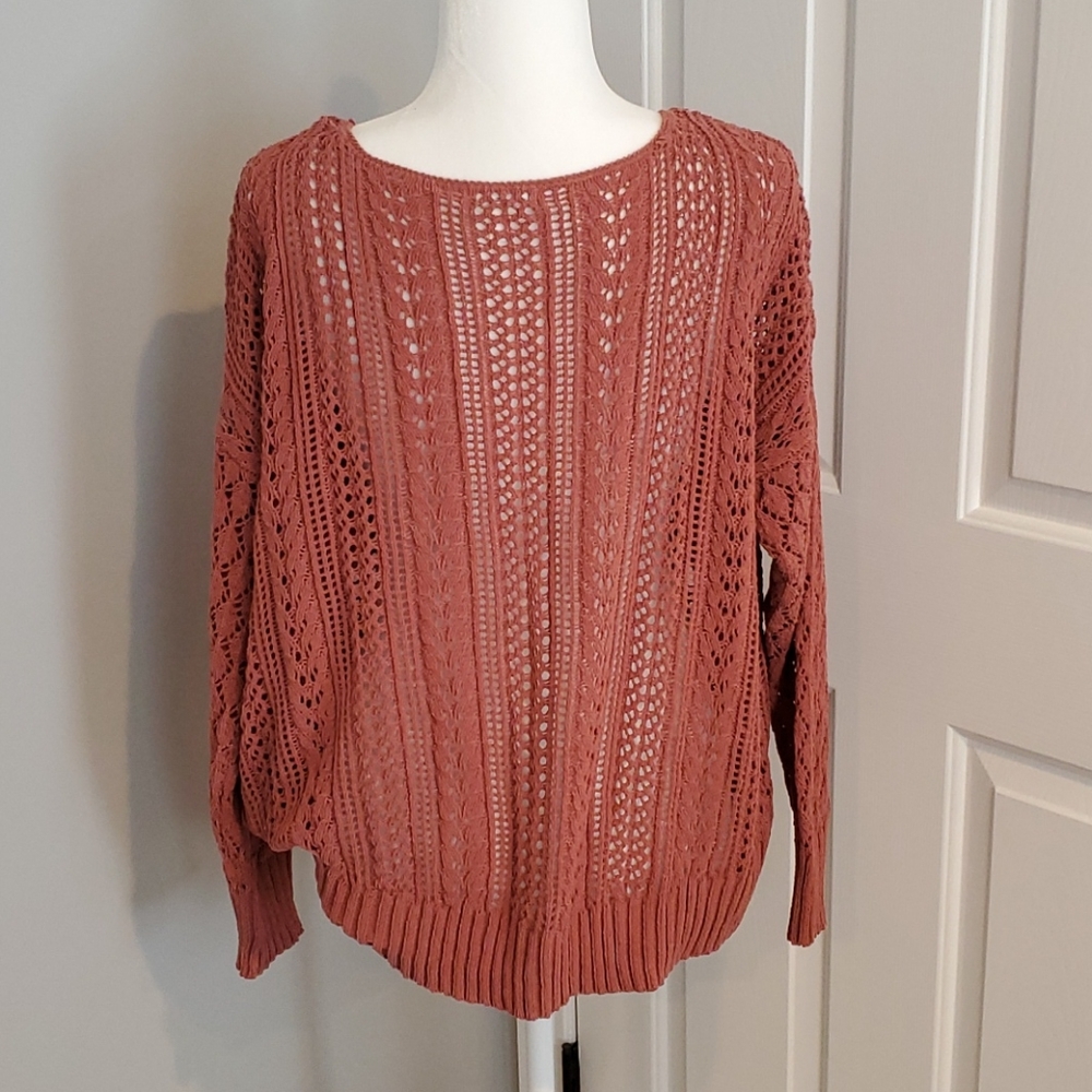 Open Knit Sweater - Picture 3 of 4